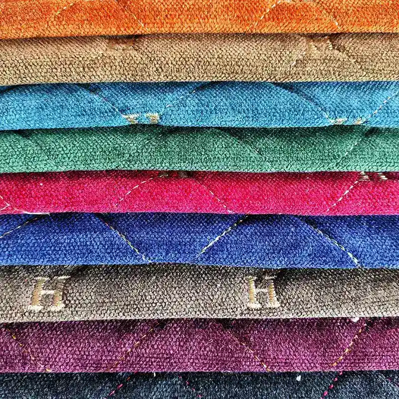 車の刺繍生地ロール